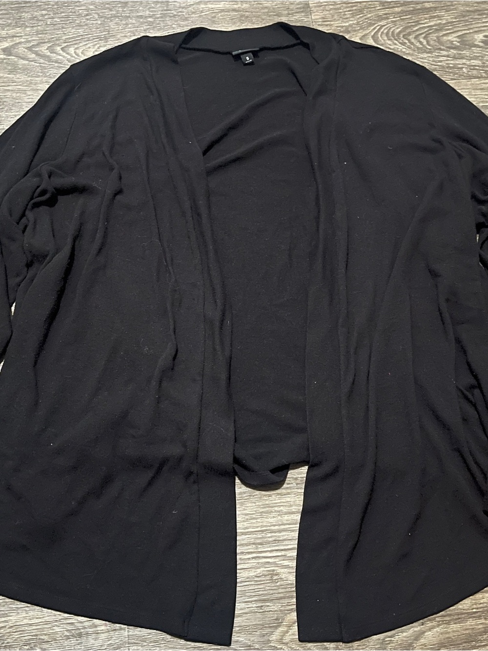 torrid Black Open-Front Draped Cardigan